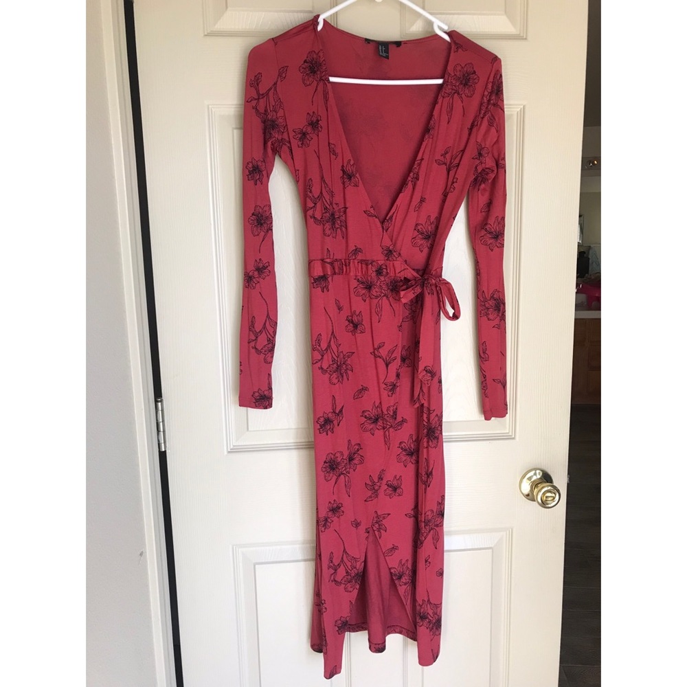 Floral Wrap Dress
